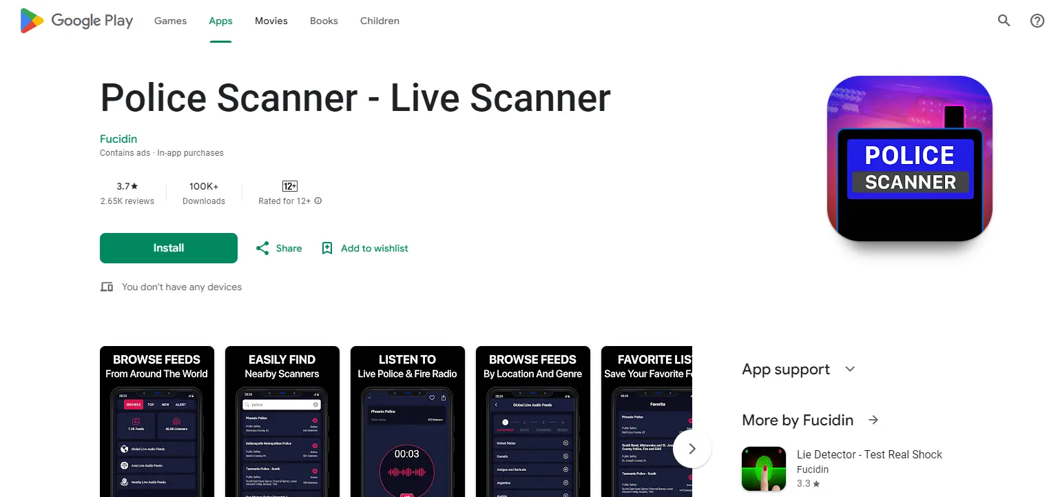 Police Scanner- Live Scanner 